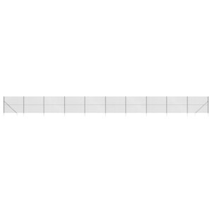 vidaXL Clôture à mailles losangées avec ancrage anthracite 1 8x25 m