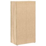 vidaXL Bibliothèque chêne sonoma 40x24x77 cm bois d'ingénierie
