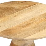 vidaXL Table d'appoint Ø40x40 cm bois de manguier massif