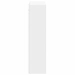 vidaXL Meuble de lavabo mural Blanc 35 x 20 x 81 cm Bois d'ingénierie