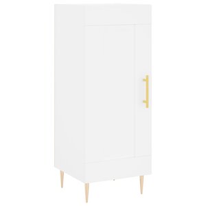 vidaXL Buffet blanc 34 5x34x90 cm bois d'ingénierie