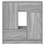 vidaXL Buffet avec tiroirs et portes sonoma gris 70 5x34x74 5 cm