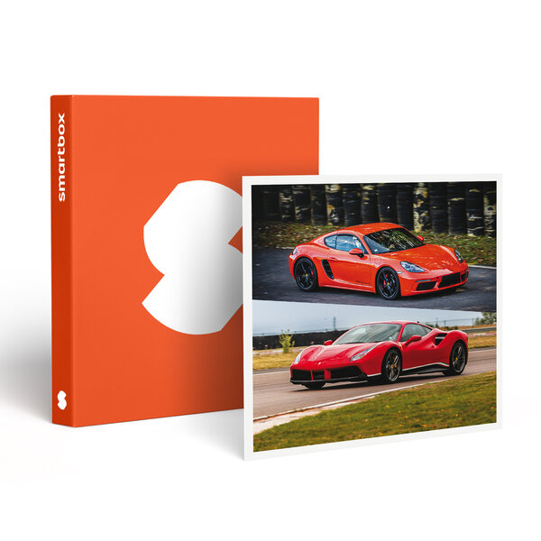 SMARTBOX - Coffret Cadeau Stage de pilotage multivolant : 2 tours en Porsche et 2 tours en Ferrari 488 GTB sur le circuit de Magny-Cours -  Sport & Aventure