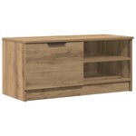 vidaXL Meubles TV 2 Pièces chêne artisanal 80x35x36 5cm bois d'ingénierie