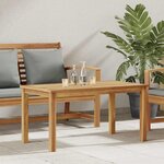 vidaXL Table basse Marron 90 x 50 x 45.5 cm Bois de teck solide
