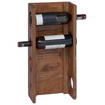 vidaXL Étagère Marron 24 x 13 x 54 cm Bois de Mahogany Massif