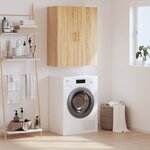 vidaXL Armoire murale chêne sonoma 69 5x34x90 cm