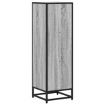 vidaXL Bibliothèque sonoma gris 33 5x33x107 5 cm bois d'ingénierie