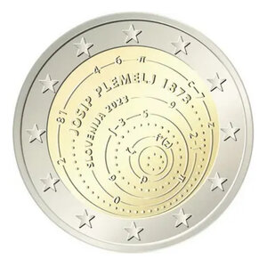 2 euros commémorative Slovénie 2023 - Joseph Plemelj.