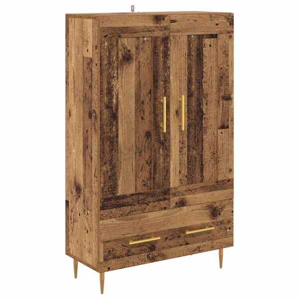 vidaXL Haut Armoire Bois Ancien 69 5 x 31 x 115 cm Bois d'ingénierie