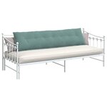 vidaXL Coussin de Dos Vert Mer 200 x 50 cm Tissu en velours côtelé