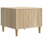 vidaXL Table basse Chêne Sonoma 50 x 49 x 40 cm Bois d'ingénierie