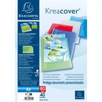 Protège-documents En Polypropylène Semi Rigide Kreacover® Chromaline 80 Vues - A4 - Couleurs Assorties - Exacompta