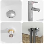 vidaXL Meuble de lavabo mural Chêne Sonoma 49 5 x 44 5 x 65 5 cm