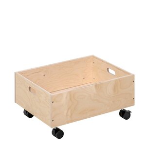 Educo Coffre de rangement petit - empilable avec roues
