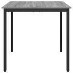 vidaXL Table de salle à manger / Table de repas MÉTAL