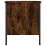 vidaXL Tables de chevet 2 Pièces chêne fumé 40x42x50 cm bois ingénierie