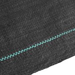vidaXL Membrane anti-mauvaises herbes noir 0 5x100 m PP