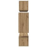 vidaXL Ensemble meuble TV 6 Pièces chêne artisanal 200 x 30 x 150 cm
