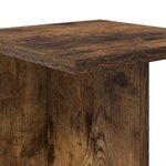 vidaXL Support de Plante Chêne fumé 25 x 25 5 x 80 5 cm