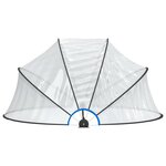 vidaXL Dôme de piscine rond 315x158 cm PVC