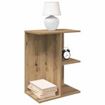 vidaXL Tables de chevet 2 Pièces chêne artisanal bois d'ingénierie