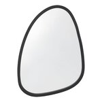 Miroir mural asymétrique 62 x 50 cm noir mat 03_0007905