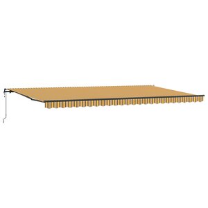 vidaXL Auvent Rétractable Automatique à Rayures Multicolores 600x350 cm