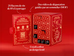 SMARTBOX - Coffret Cadeau Calendrier de l'Avent : 24 vins de France et du Monde - Gastronomie