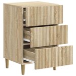 vidaXL Cabinet de chevet Chêne Sonoma 43 x 41 x 66 5 cm