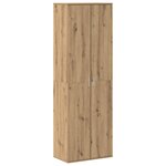 vidaXL Buffet Chêne Artisan 60x35x180 cm Bois d'ingénierie