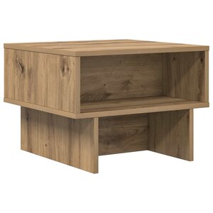 vidaXL Table basse Chêne artisanal 48 x 46 x 35 cm Bois d'ingénierie