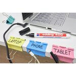 Marqueur Permanent 400 jaune 1 mm x 3 EDDING