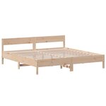 vidaXL Cadre de lit sans matelas 180x200 cm bois massif de pin