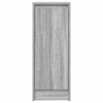 vidaXL Buffet sonoma gris 29 5x34x76 cm bois d'ingénierie