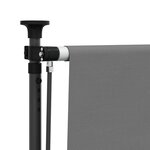 vidaXL Store Roulant Extérieur Gris clair 100 x 270 cm