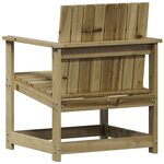 vidaXL Salon de jardin 3 Pièces bois de pin imprégné