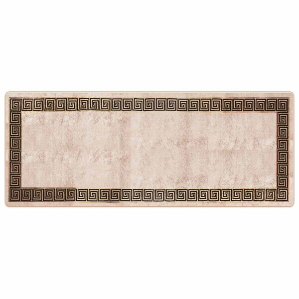 vidaXL Coureur de Tapis MARSA Noir 100 x 250 cm Polyester et PVC