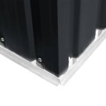 vidaXL Abri de stockage pour jardin Anthracite Acier 257x205x178 cm
