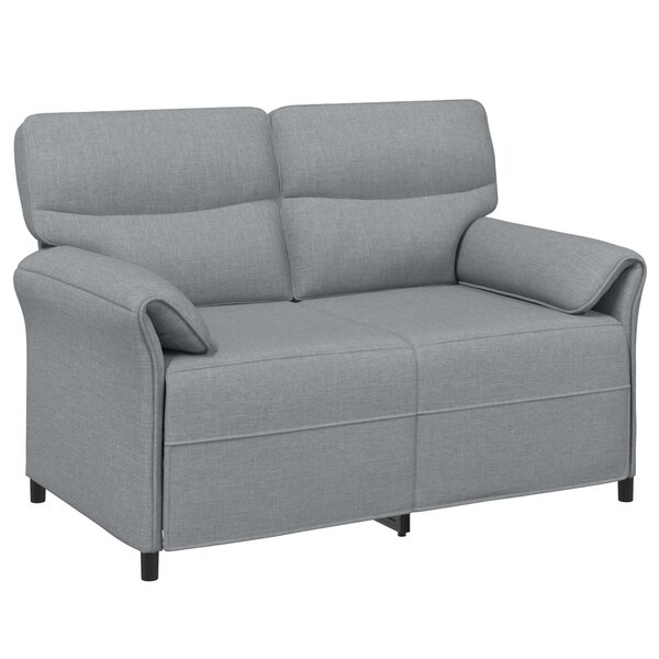 vidaXL Canapé 100  polyester  cadre en métal  MDF  Contreplaqué