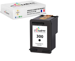 300 - 1 cartouche compatible pour HP 300 - noir - COMETE