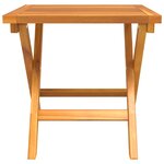 vidaXL Chaise longue 3 Pièces Marron 40 x 40 x 40cm Bois d'acacia massif
