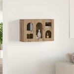 vidaXL Armoire suspendue avec étagère Chêne artisanal 60 x 20 x 40 cm