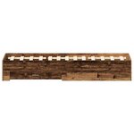 vidaXL Cadre de lit avec tiroirs avec tiroir Bois ancien 120 x 190 cm