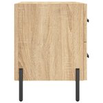 vidaXL Table de chevet chêne sonoma 40x35x47 5 cm bois d’ingénierie