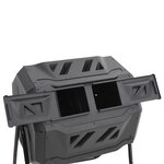 vidaXL Bac à compost de jardin Noir 73x64x95 cm 160 L