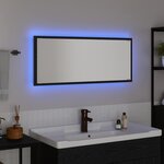 vidaXL Miroir Chêne noir 90 x 8 5 x 37 cm Bois d'ingénierie