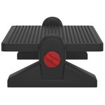 vidaXL Repose-pieds Noir 50x30 5x17 cm