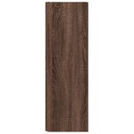 vidaXL Armoire d'angle Chêne marron 33x33x100 cm Bois d'ingénierie