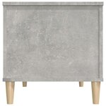 vidaXL Table basse Gris béton 90x44 5x45 cm Bois d'ingénierie